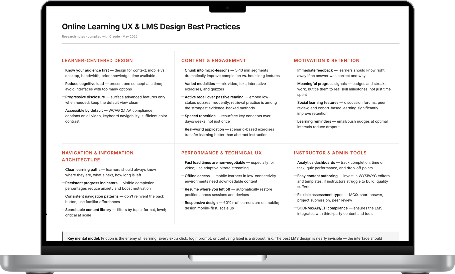 Research findings for Solar University LMS